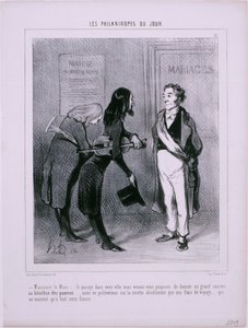 Les Philantropes du Jour- Sr. Prefeito… Passando por sua cidade… de Honoré Daumier