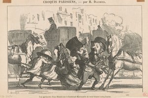 As comodidades de uma flanerie... de Honoré Daumier