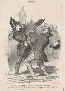 Amigos da paz... de Honoré Daumier