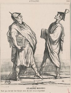 Augúrios modernos... de Honoré Daumier