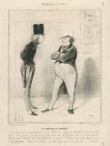 comediantes da província de Honoré Daumier