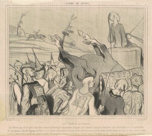 corrida de cavalo de Honoré Daumier