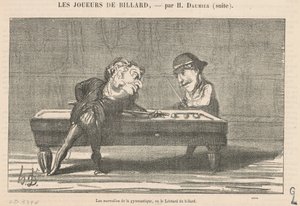 As maravilhas da ginástica... de Honoré Daumier