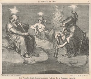 Os planetas sendo eles mesmos de Honoré Daumier