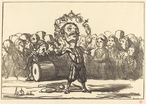 Os charlatães de Honoré Daumier