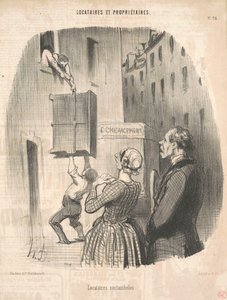 Inquilinos da coruja da noite de Honoré Daumier
