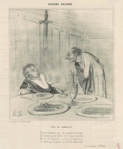 A Espada de Dâmocles de Honoré Daumier