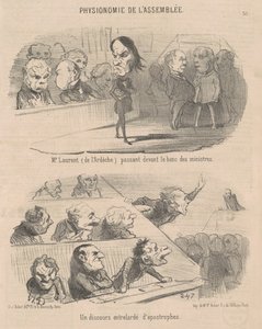 Sr. Laurent (do Ardèche) Passando... de Honoré Daumier