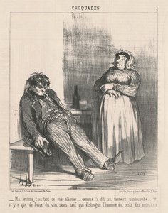Minha esposa, você está errada em me culpar... de Honoré Daumier