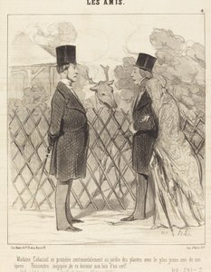 Madame Cabassol caminha... de Honoré Daumier