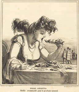 Madame Gargântua de Honoré Daumier