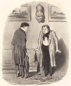 Mas quando te digo que não consigo mexer os pés... de Honoré Daumier