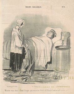 Então case-se! velho gringo... de Honoré Daumier