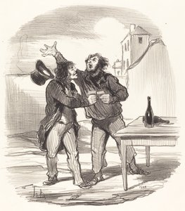 Membre... du dix Decembre prenant le la... de Honoré Daumier
