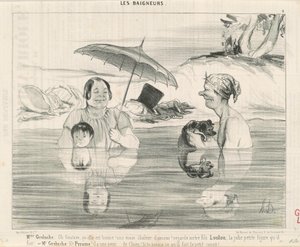 Sra. Greluche: Oh Gustave, como é bom! de Honoré Daumier