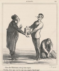 Meu caro Holsteiner, por favor vote... de Honoré Daumier