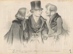 Meu caro amigo, apresento a você o Sr.... de Honoré Daumier