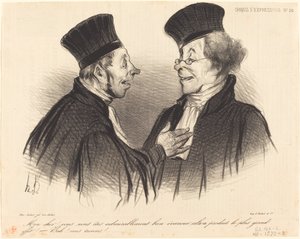 Querido! vous vous êtes admirável... évanoui... de Honoré Daumier