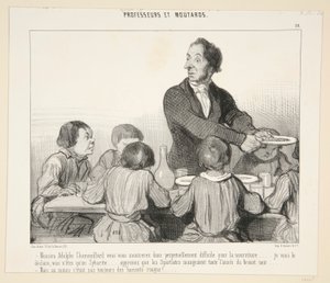 Sr. Adolphe Chamouillard mostrar-se-á portanto. #10 de Professores e Palestrantes de Honoré Daumier