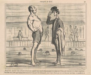 Senhor, faria a gentileza de me dizer... de Honoré Daumier