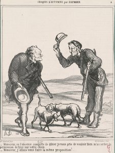 Senhor, dada a ausência completa... de Honoré Daumier