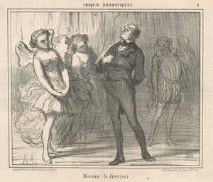 Mossieu, o diretor de Honoré Daumier