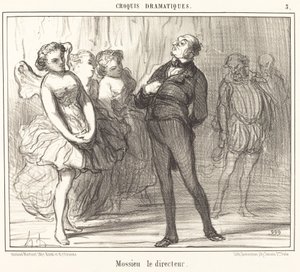 Mossieu le directeur de Honoré Daumier