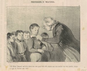 Sr. Alfred Cabassol... receba este sinal de honra... de Honoré Daumier