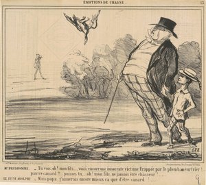 Senhor Prudhomme. Vois, Oh! Seg fil... de Honoré Daumier