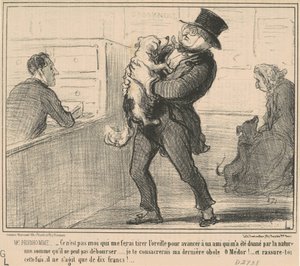 Sr. Prudhomme... não sou eu que vou me fazer... de Honoré Daumier