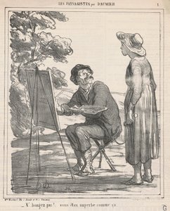 Não se mova! ... de Honoré Daumier