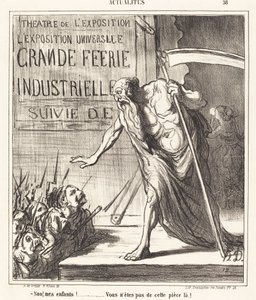 Não... você não é daquela sala! de Honoré Daumier