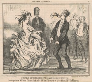 Novo entretenimento noturno de Honoré Daumier