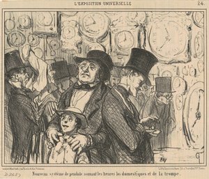 Novo sistema de pêndulo ... de Honoré Daumier