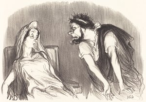 Édipo de Honoré Daumier