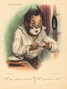 Oh! ma femme est morte! de Honoré Daumier