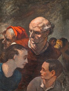Nas barricadas (Family On The Barricades) de Honoré Daumier