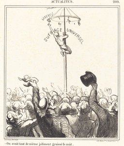 Tínhamos... bem lubrificado o mastro de Honoré Daumier