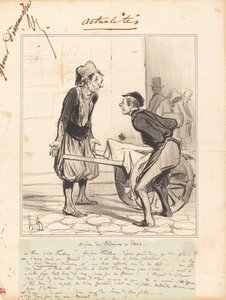 Origem dos bedoins em Paris de Honoré Daumier