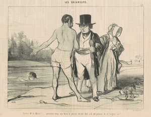 Com licença, senhor prefeito! ... você poderia ... de Honoré Daumier