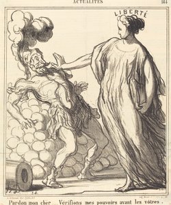 Desculpe meu caro... de Honoré Daumier