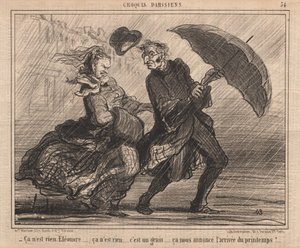 Esboços parisienses: não é nada Eleanor de Honoré Daumier