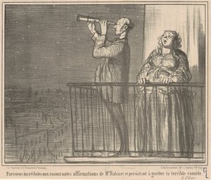 Parisienses incrédulos... de Honoré Daumier