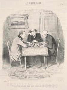Parisienses que nunca estarão... sob vigilância... de Honoré Daumier