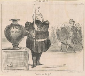 Vá largo! de Honoré Daumier