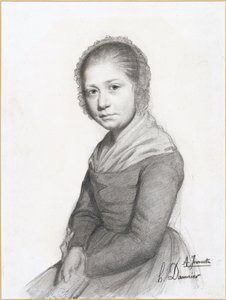 Retrato de uma menina (Jeannette) de Honoré Daumier