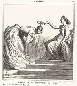 Premier prix de croissance - La Prusse de Honoré Daumier
