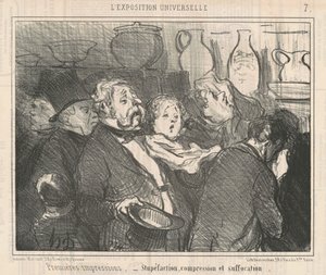 Impressões de estreias... Estupefação... de Honoré Daumier