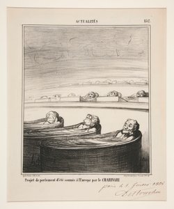 projeto do parlamento de Honoré Daumier