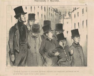 Passeio higiênico e sentimental... de Honoré Daumier